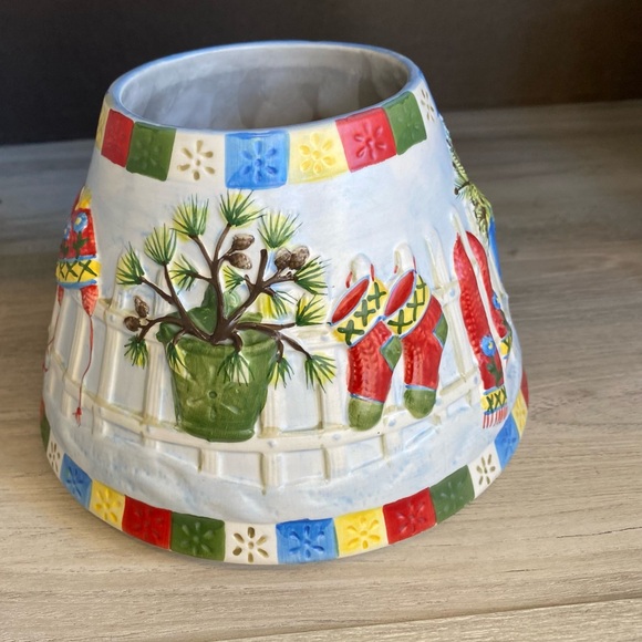 Yankee Candle Large Jar Shade Topper - Holiday Décor - Christmas Sweater Weather - Picture 5 of 8